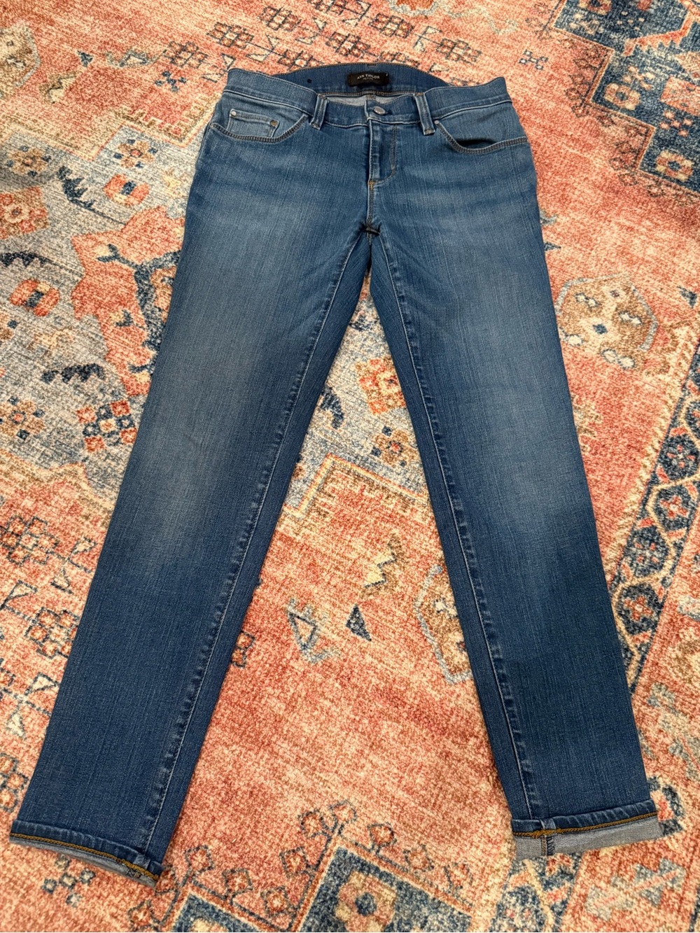 Ann Taylor Women's Skinny Jeans in Blue Denim